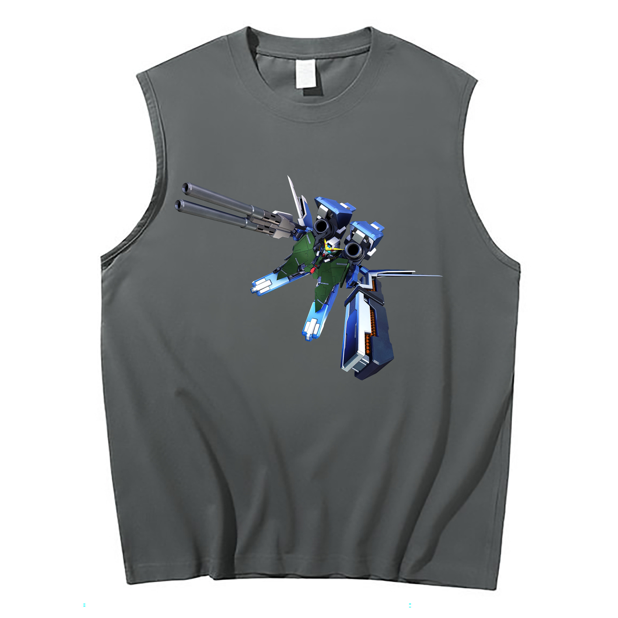 （画像用） 機動戦士ガンダム Mobile Suit Gundam コットン100％タンクトップ（フロントプリント）